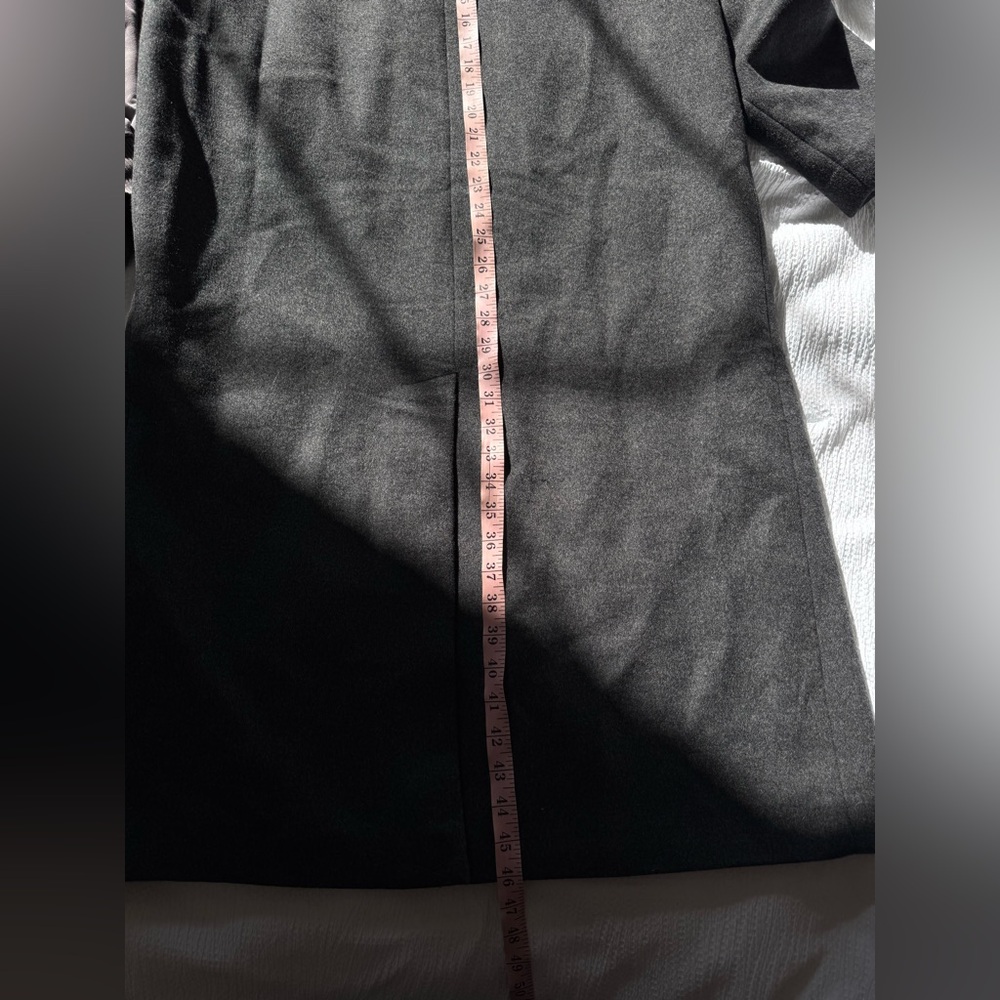 BRAND NEW! Banana Republic Men’s Gray Wool Blend Double Breasted Coat - Picture 13 of 13